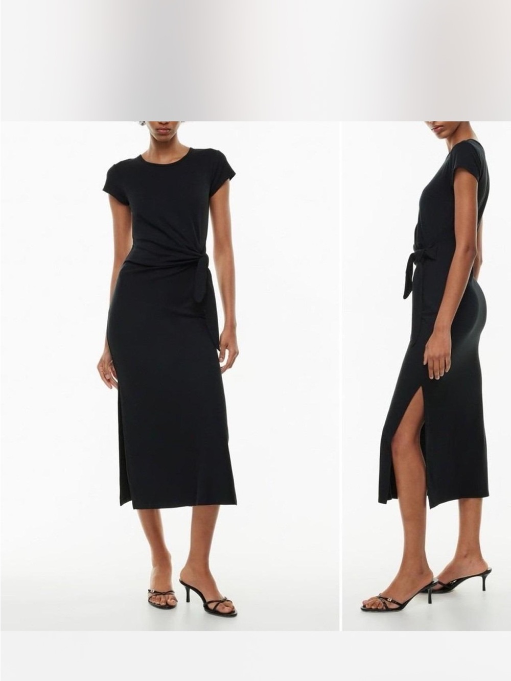 Wilfred artizia black jersey dress size m